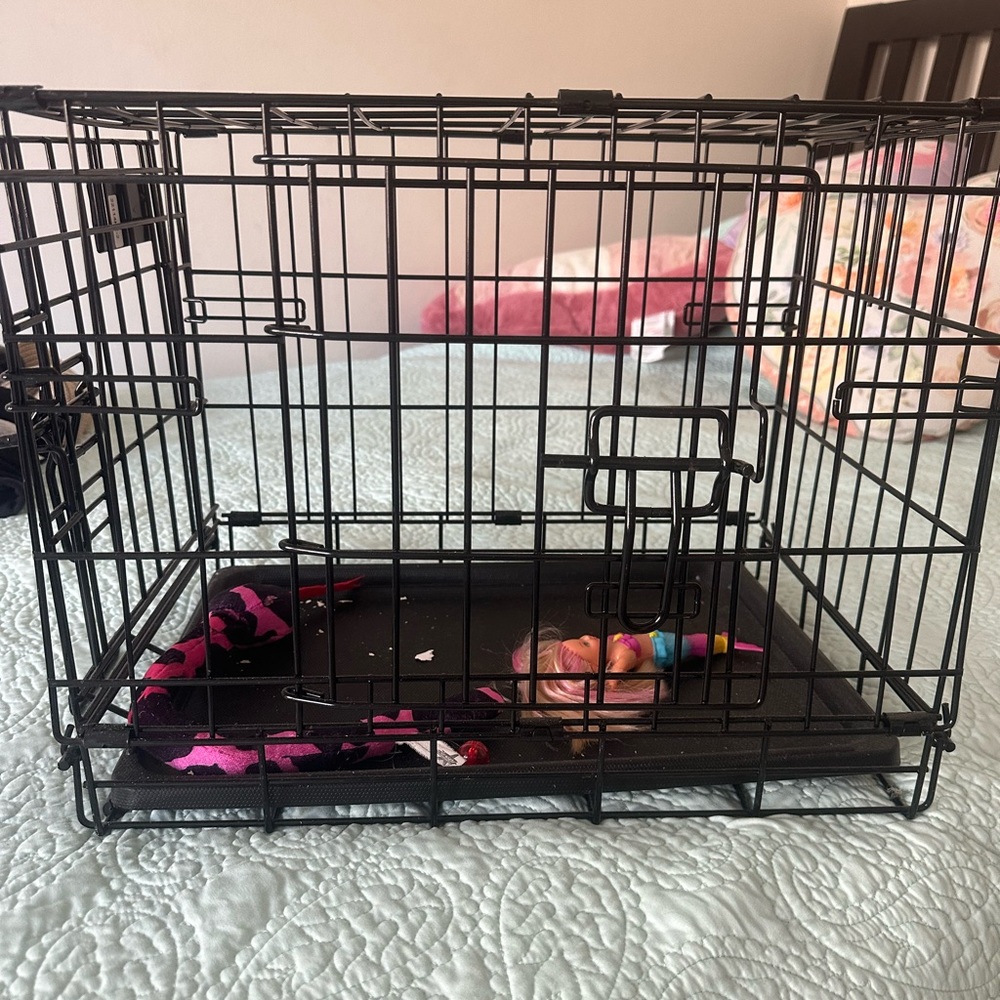 BestPet Dog Crate for small  Dogs, 30 Inch Dog inside with Double